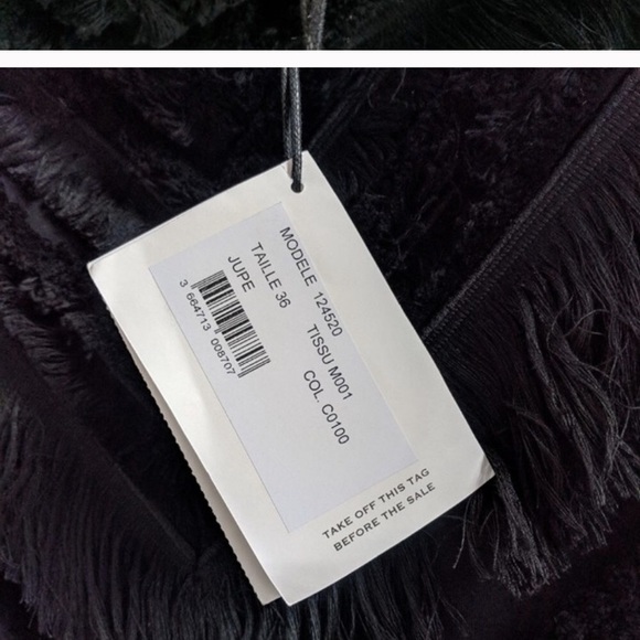 ❌SOLD❌Balmain Fringe Chevron Mini Skirt - Picture 6 of 8